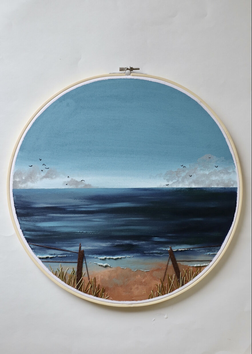 12 Mi sueño de convertirme en un artista a tiempo completo se hizo realidad, y aquí están mis obras de arte bordadas que creé 12 Mi sueño de convertirme en un artista a tiempo completo se hizo realidad, y aquí están mis obras de arte bordadas que creé