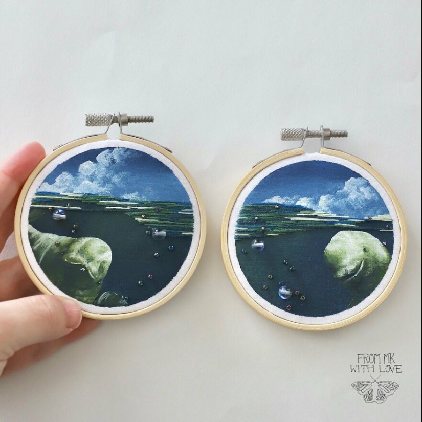 12 Mi sueño de convertirme en un artista a tiempo completo se hizo realidad, y aquí están mis obras de arte bordadas que creé 12 Mi sueño de convertirme en un artista a tiempo completo se hizo realidad, y aquí están mis obras de arte bordadas que creé