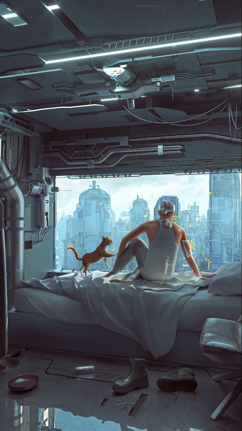 12 obras de arte sobre cómo la gente imagina el futuro, compartidas en esta comunidad en línea 12 obras de arte sobre cómo la gente imagina el futuro, compartidas en esta comunidad en línea