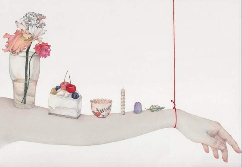 12 suaves ilustraciones de Vicki Ling