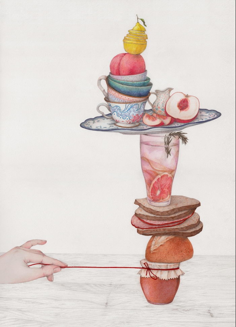 12 suaves ilustraciones de Vicki Ling