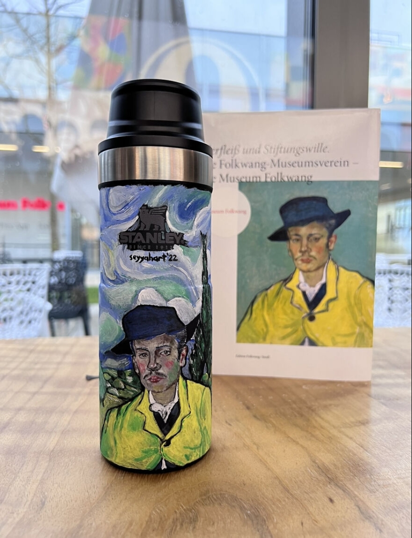 13 dibujos realistas que creé en termos 'Stanley'