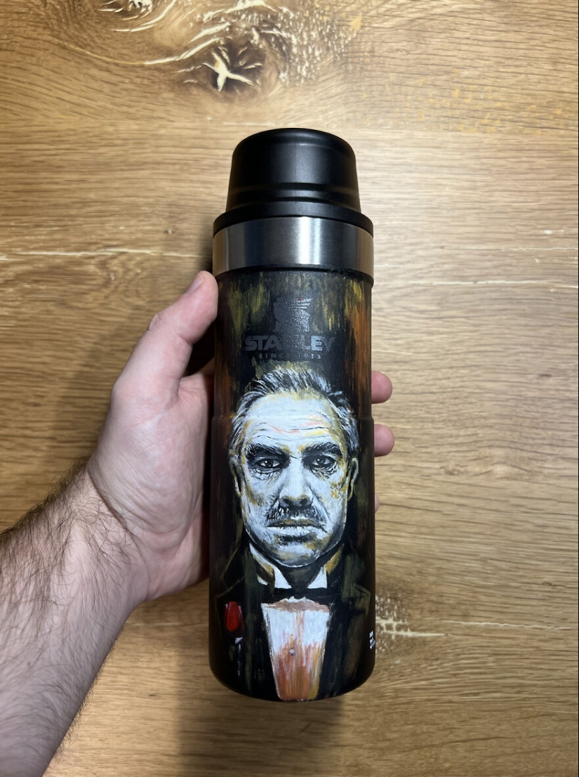 13 dibujos realistas que creé en termos 'Stanley'