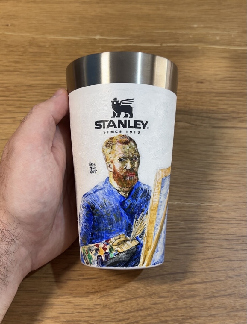 13 dibujos realistas que creé en termos 'Stanley'
