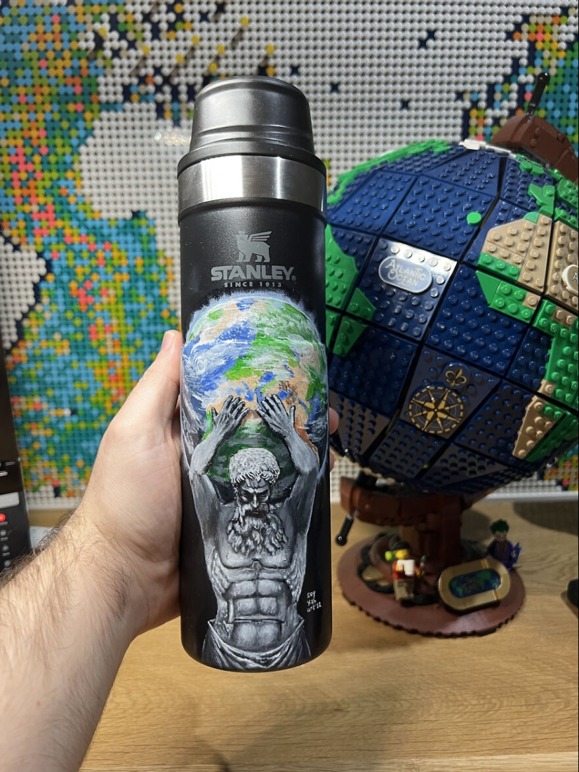 13 Realistic Drawings I Created On ‘Stanley’ Thermoses 13 Realistic Drawings I Created On ‘Stanley’ Thermoses