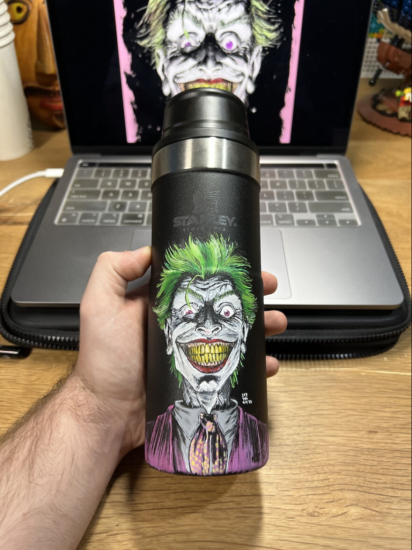 13 Realistic Drawings I Created On ‘Stanley’ Thermoses 13 Realistic Drawings I Created On ‘Stanley’ Thermoses