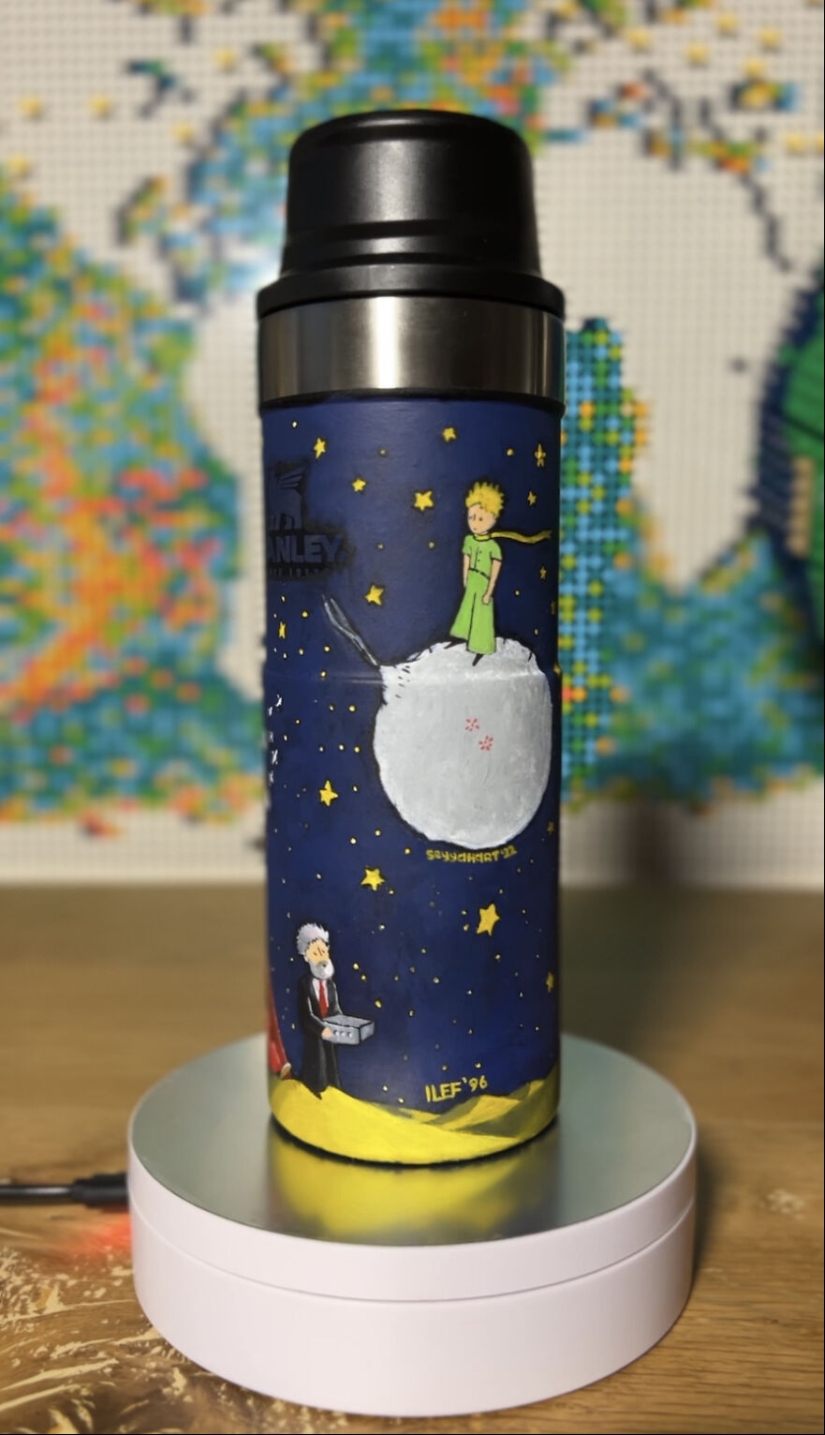 13 Realistic Drawings I Created On ‘Stanley’ Thermoses 13 Realistic Drawings I Created On ‘Stanley’ Thermoses