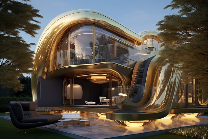 14 casas que diseñé inspirándome en las características de los instrumentos musicales con la ayuda de la IA