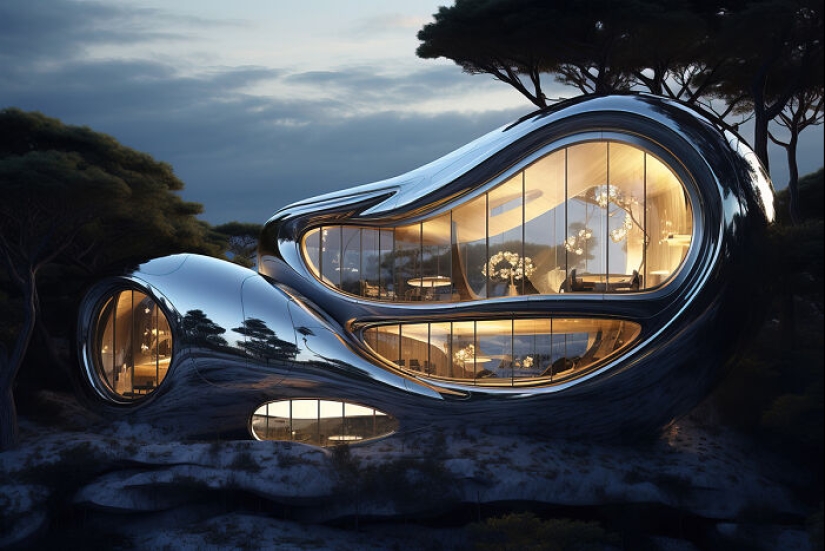 14 casas que diseñé inspirándome en las características de los instrumentos musicales con la ayuda de la IA