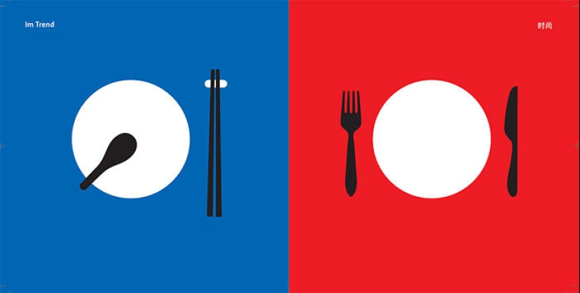 14 Funny Illustrations That Show The Cultural Differences Between The East And The West Made By This Artist