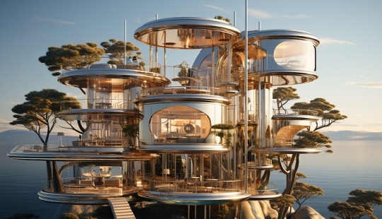 14 Homes That I Designed Inspired By The Characteristics Of Musical Instruments With The Help Of AI