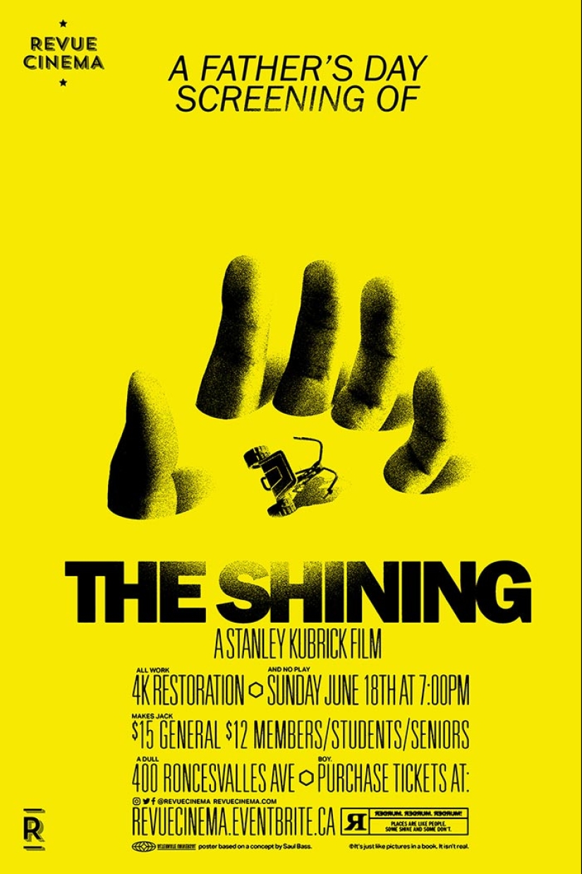 15 carteles de películas alternativas que diseñé para un teatro local en Toronto, Canadá
