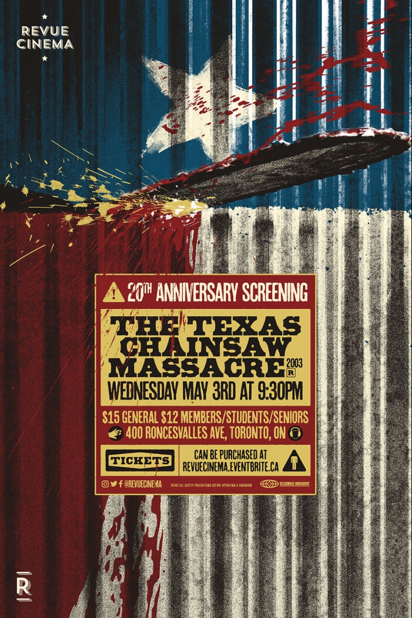 15 carteles de películas alternativas que diseñé para un teatro local en Toronto, Canadá
