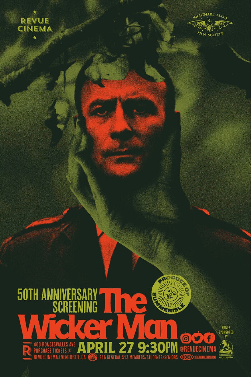 15 carteles de películas alternativas que diseñé para un teatro local en Toronto, Canadá