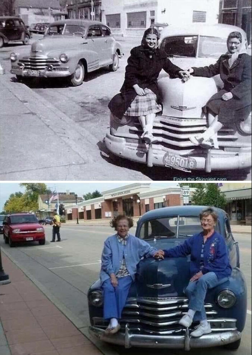 15 fotos de 'antes y ahora' que muestran cómo han cambiado los tiempos, compartidas en 'Fotos antiguas de la vida real'