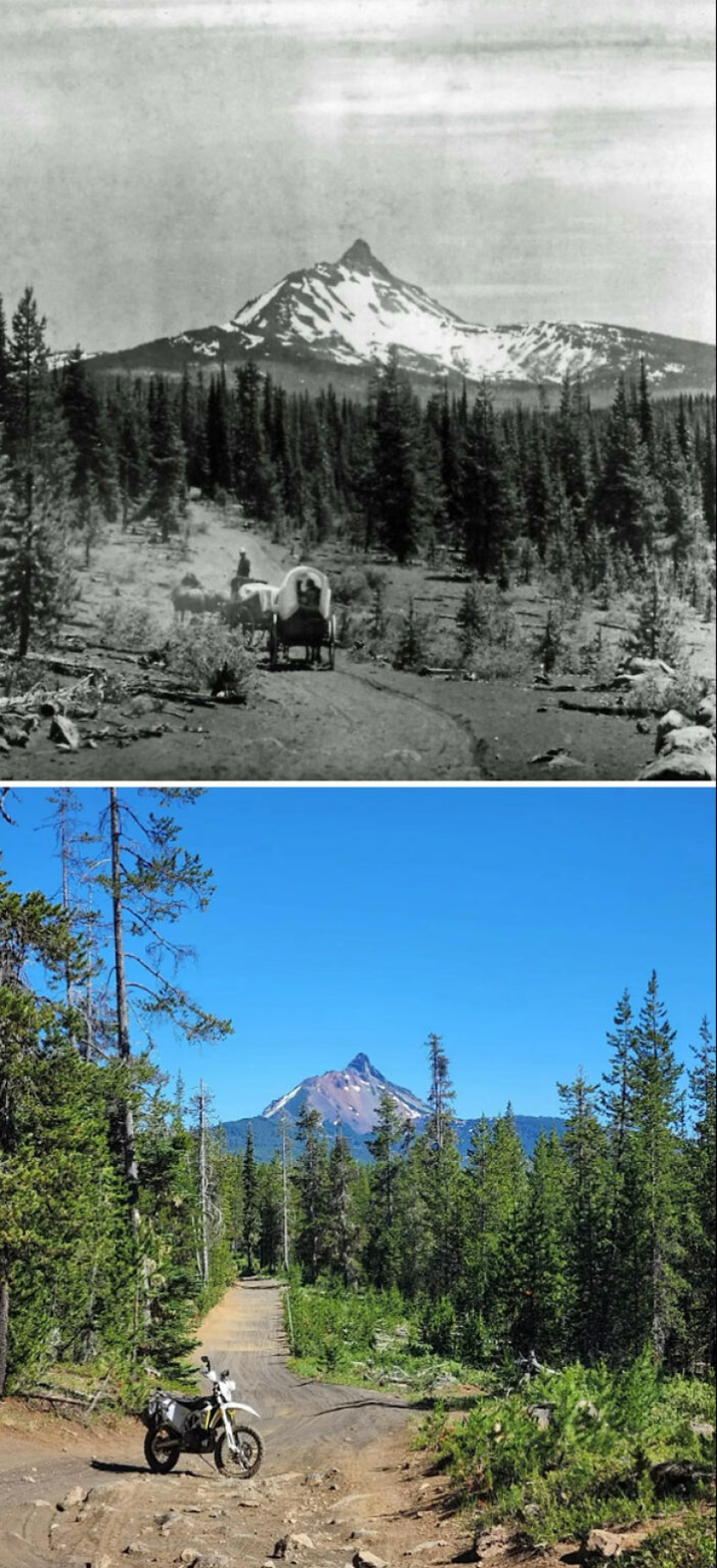 15 fotos de 'antes y ahora' que muestran cómo han cambiado los tiempos, compartidas en 'Fotos antiguas de la vida real'