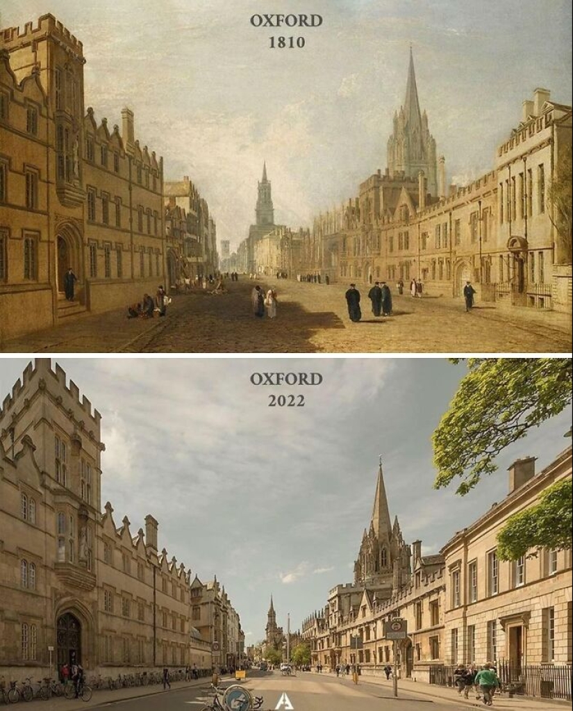 15 fotos de 'antes y ahora' que muestran cómo han cambiado los tiempos, compartidas en 'Fotos antiguas de la vida real'