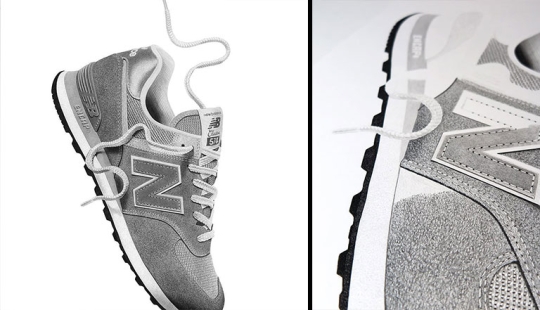 15 Hyper-Realistic Drawings Of Sneakers That Might Make You Think They're Photos