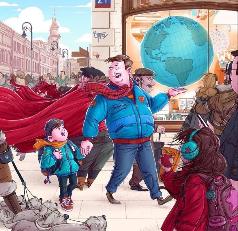 15 mordaces ilustraciones de un artista polaco que describen nuestra vida sin adornos