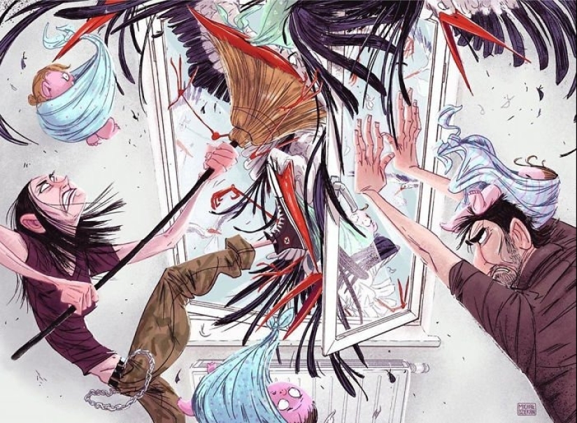 15 mordaces ilustraciones de un artista polaco que describen nuestra vida sin adornos