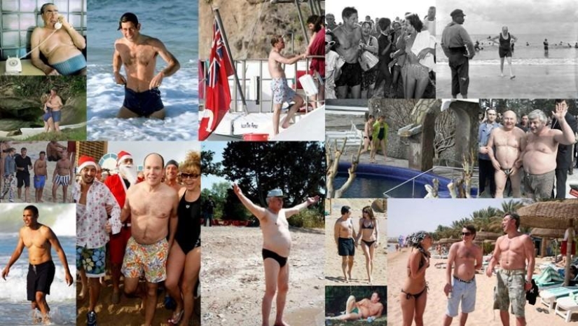 15 most expressive beach suits of politicians