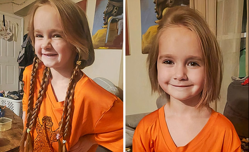 15 personas antes y después de cortarse el pelo largo para donarlo