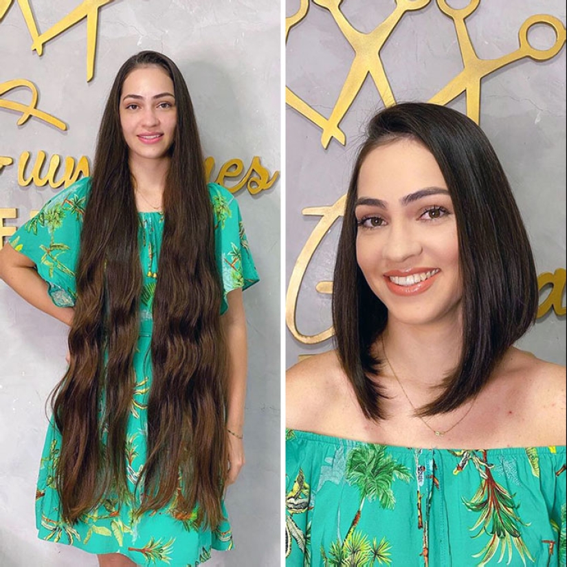15 personas antes y después de cortarse el pelo largo para donarlo