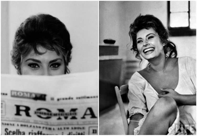 15 photos of Sophia Loren, not intended for publication
