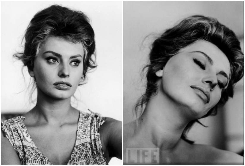 15 photos of Sophia Loren, not intended for publication
