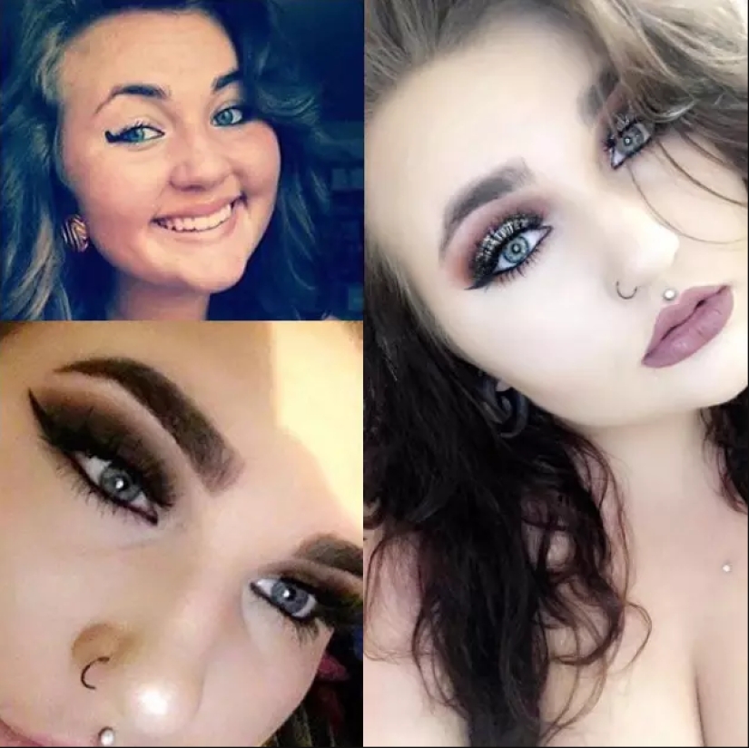 16 happy transformations of girls who finally learned how to make up