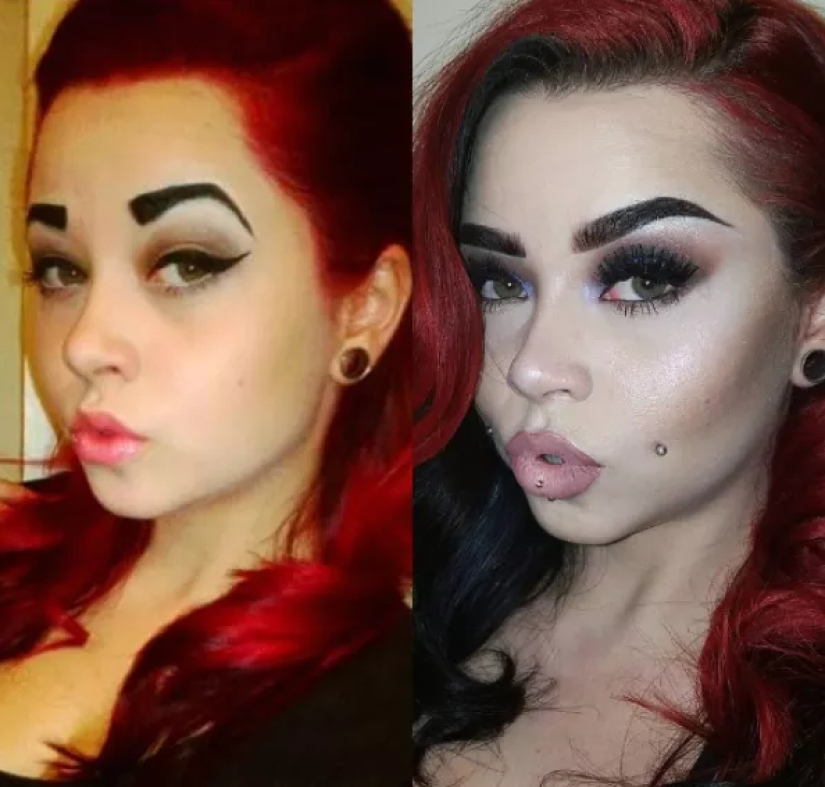 16 happy transformations of girls who finally learned how to make up