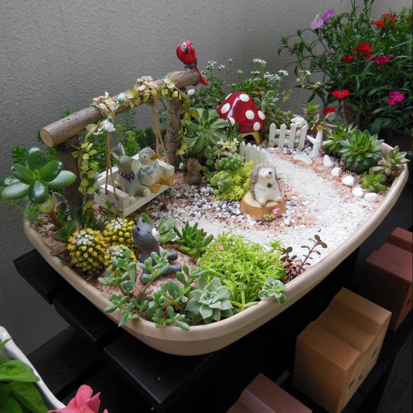 18 cool ways to make garden at home