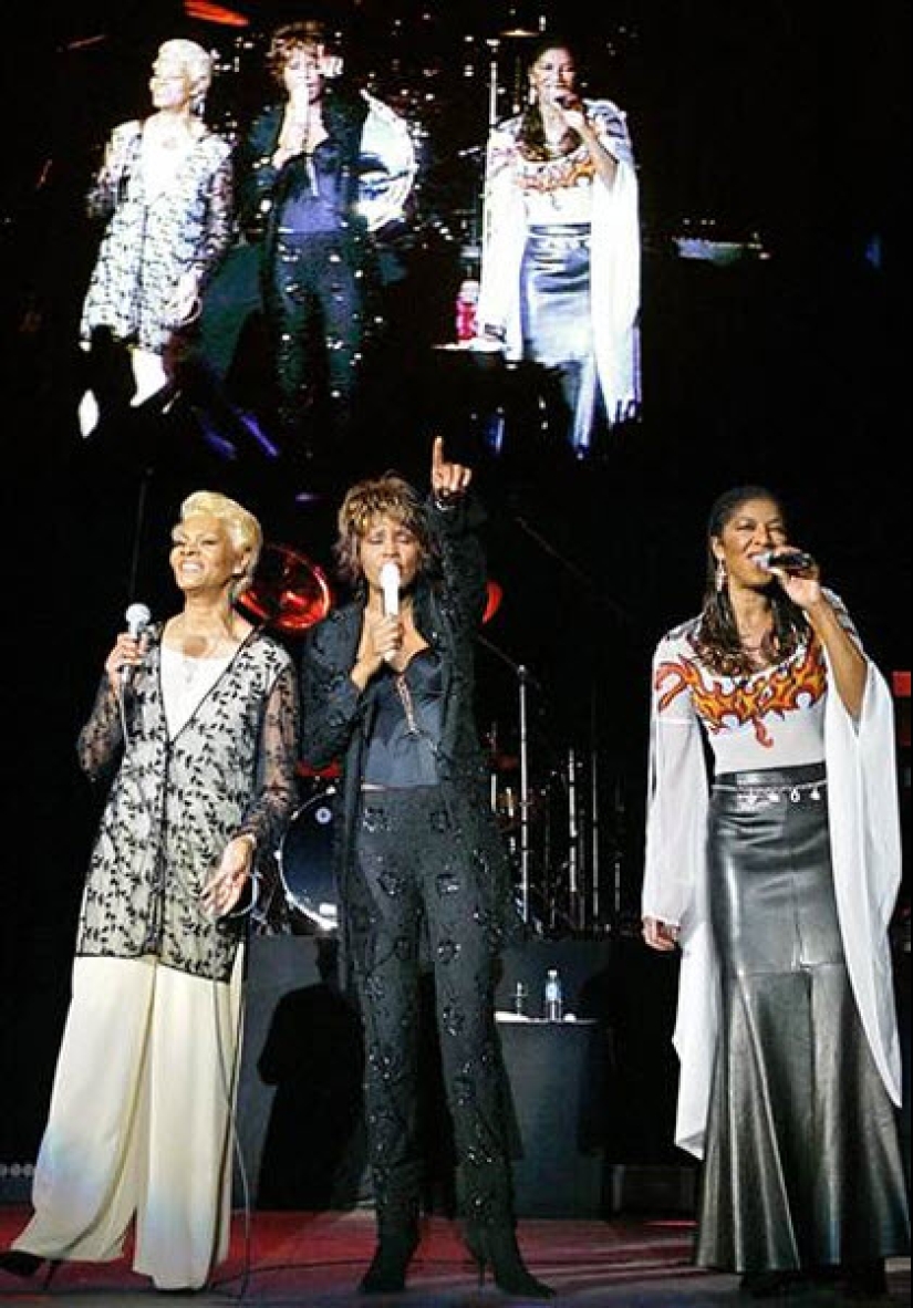 19 bright shots from the biography of Whitney Houston