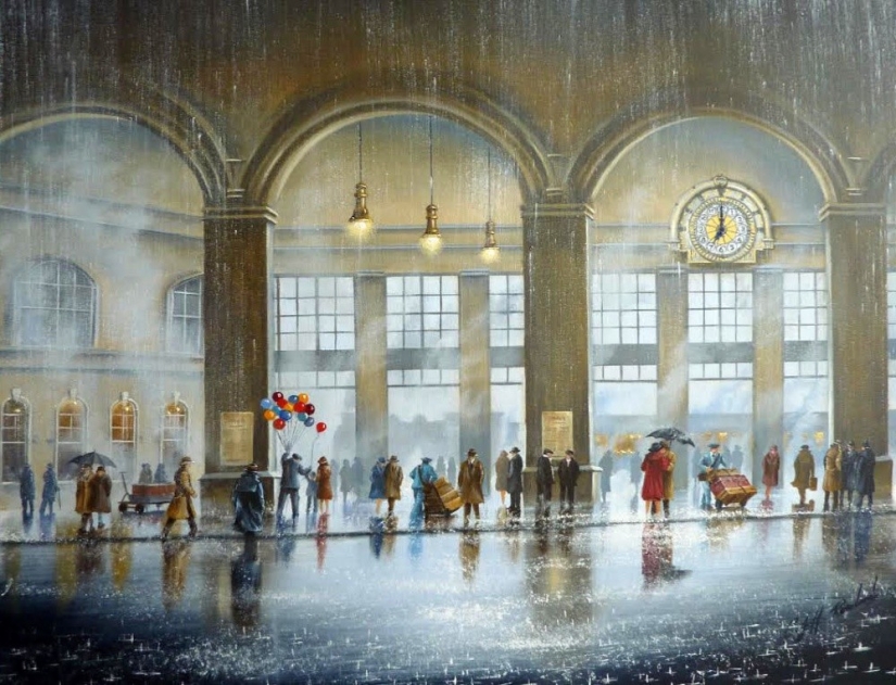 20 fascinating paintings in the rhythm of the modern city