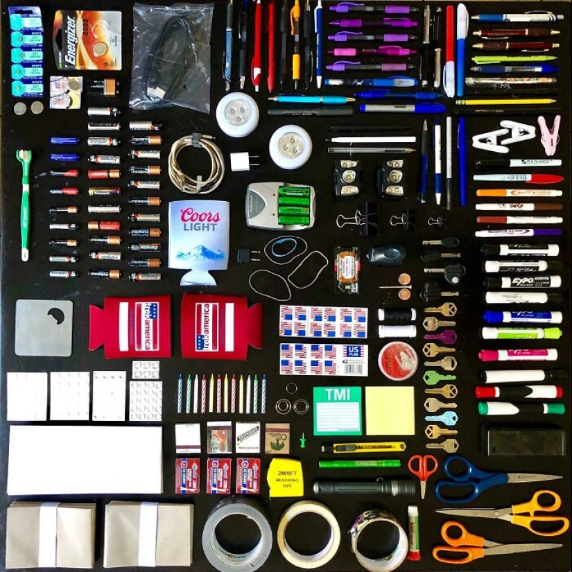 20 imágenes 'knolling' para calmar tus tendencias TOC