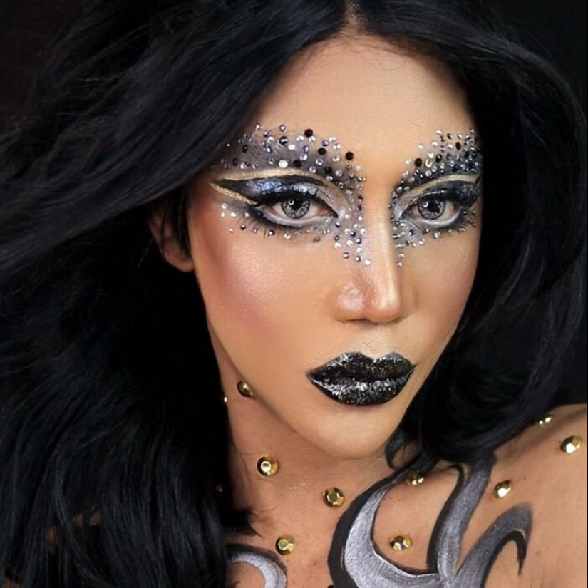 20 impresionantes transformaciones de maquillaje de Kristin Ker Anderson (Parte 2)