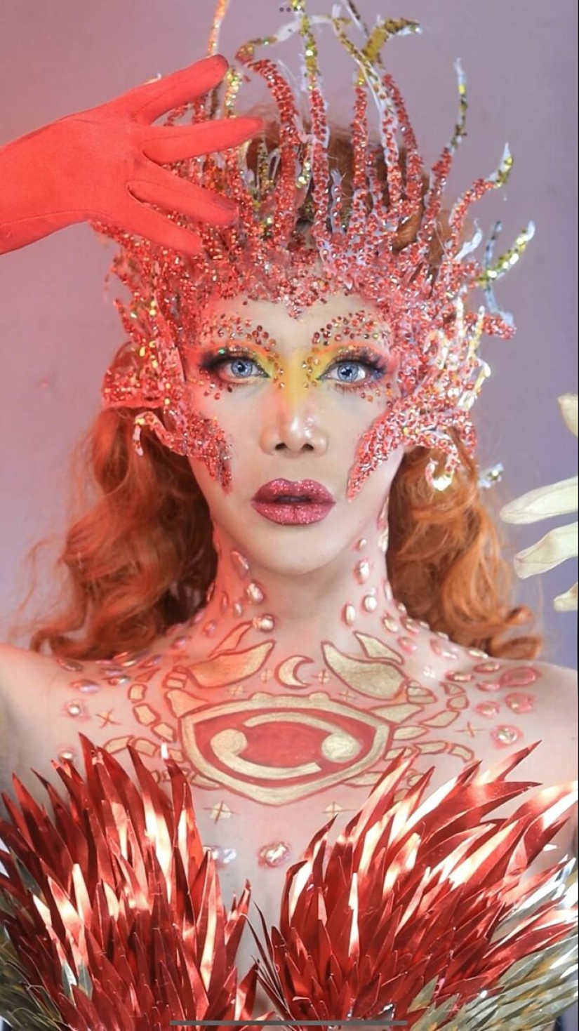 20 impresionantes transformaciones de maquillaje de Kristin Ker Anderson (Parte 2)