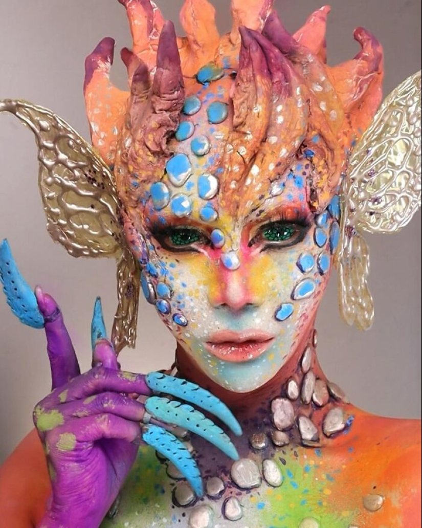 20 impresionantes transformaciones de maquillaje de Kristin Ker Anderson (Parte 2)