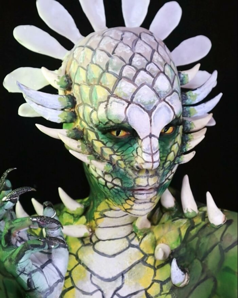20 impresionantes transformaciones de maquillaje de Kristin Ker Anderson (Parte 2)
