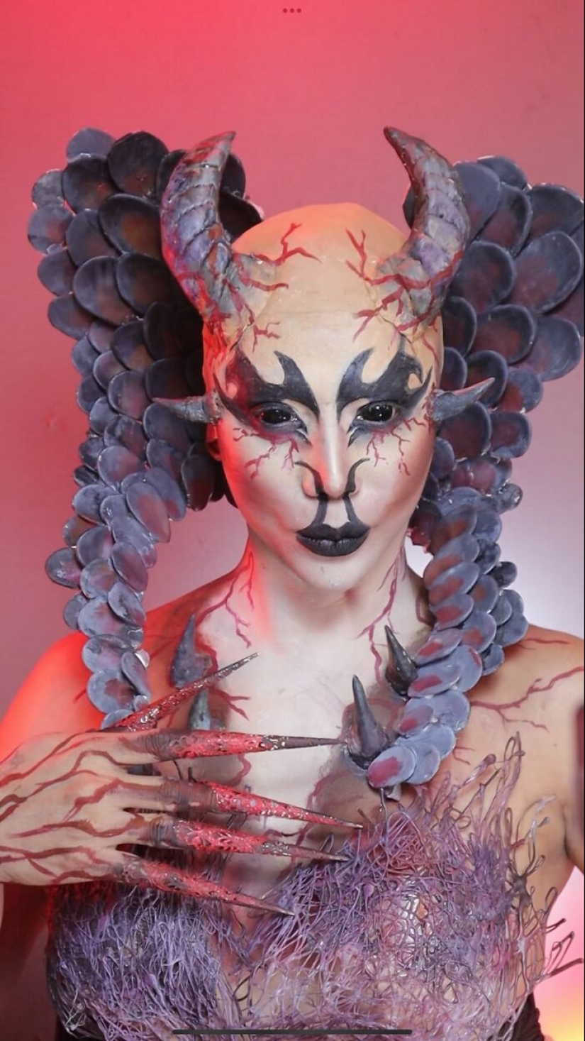 20 impresionantes transformaciones de maquillaje de Kristin Ker Anderson (Parte 2)