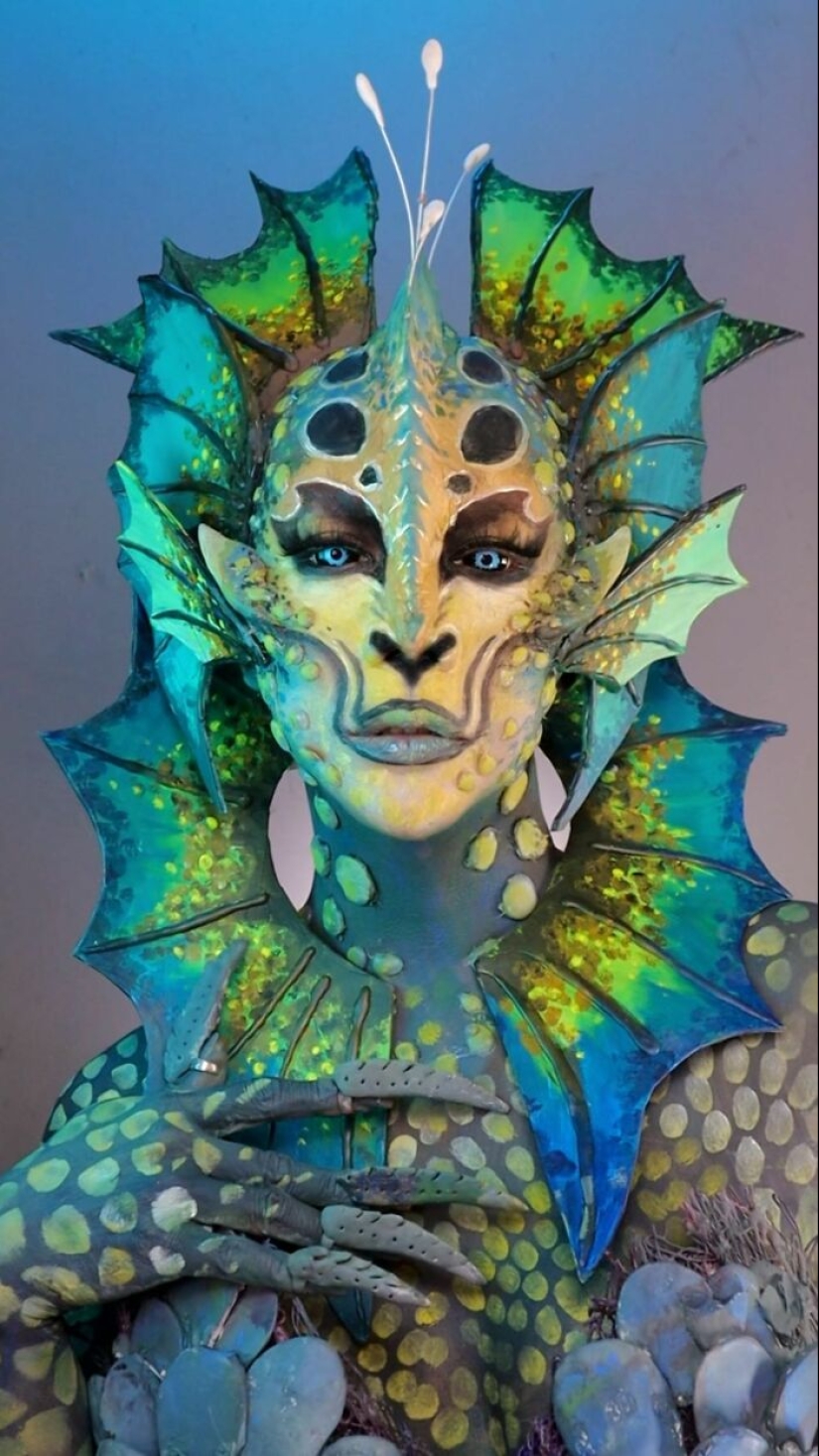 20 impresionantes transformaciones de maquillaje de Kristin Ker Anderson (Parte 2)