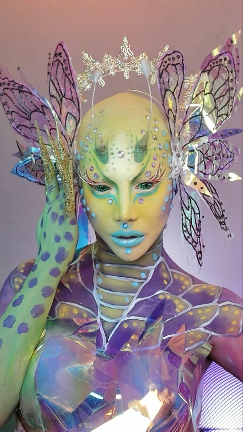 20 impresionantes transformaciones de maquillaje de Kristin Ker Anderson (Parte 2)