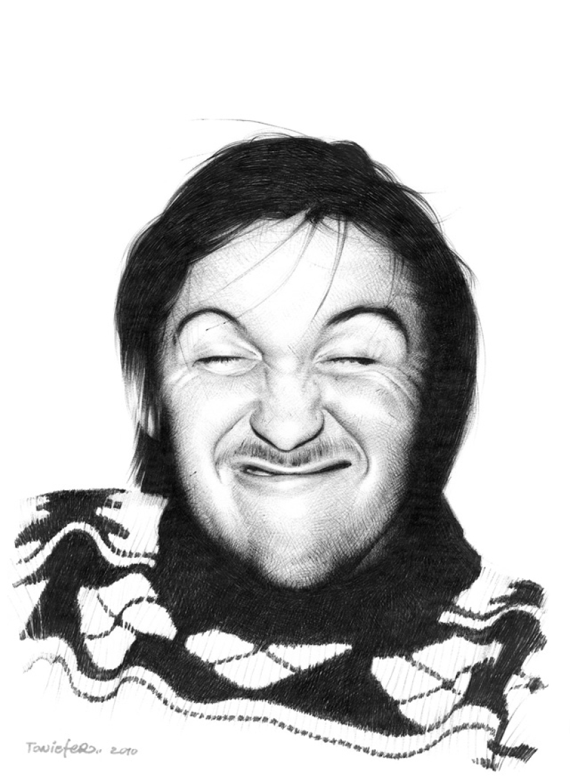 20 incredible paintings written with an ordinary ballpoint pen