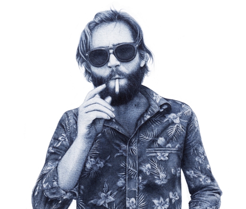 20 incredible paintings written with an ordinary ballpoint pen