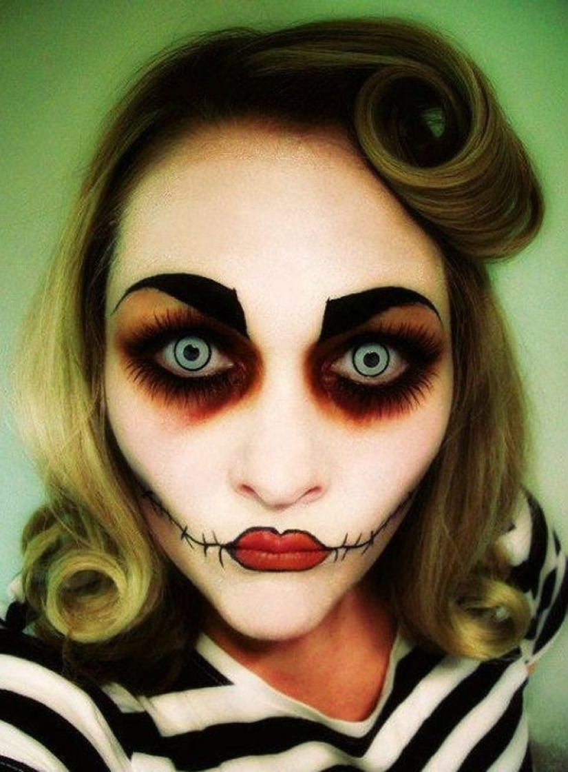22 Crazy Halloween Makeup Ideas 22 Crazy Halloween Makeup Ideas