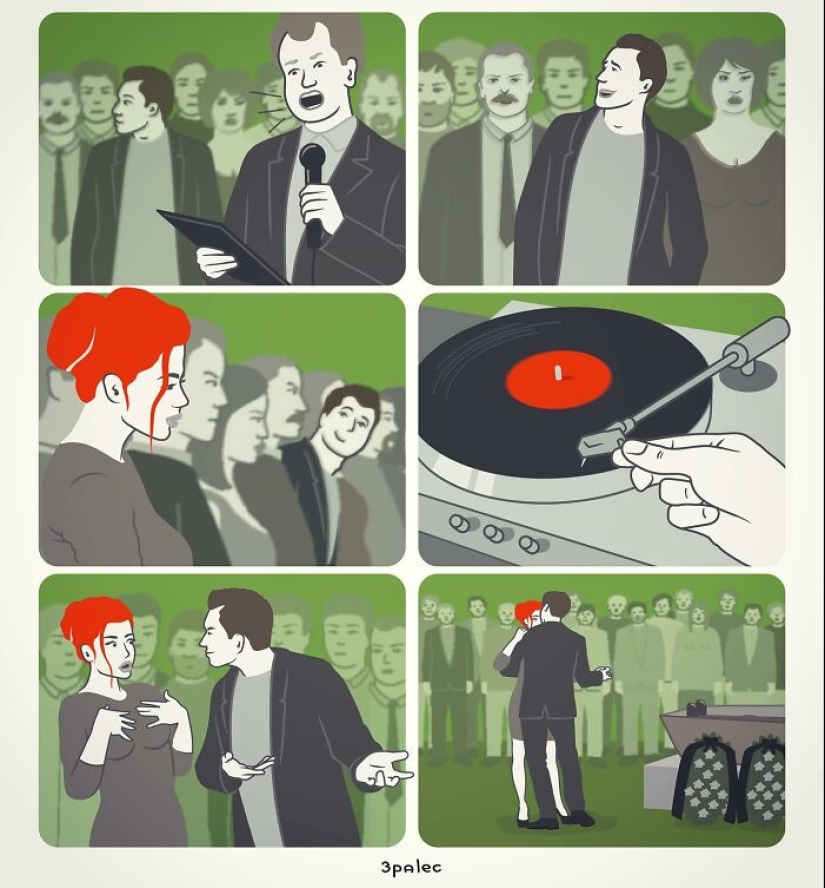 23 Funny Comics With Unexpected Twists And A Dash Of Dark Humor Made By This Artist