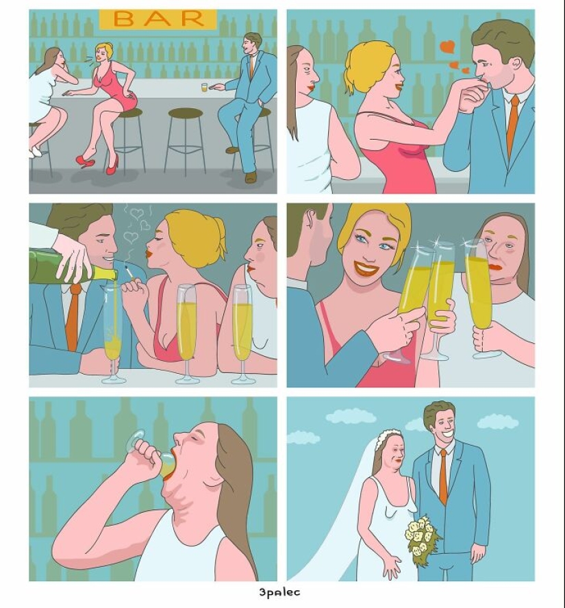 23 Funny Comics With Unexpected Twists And A Dash Of Dark Humor Made By This Artist