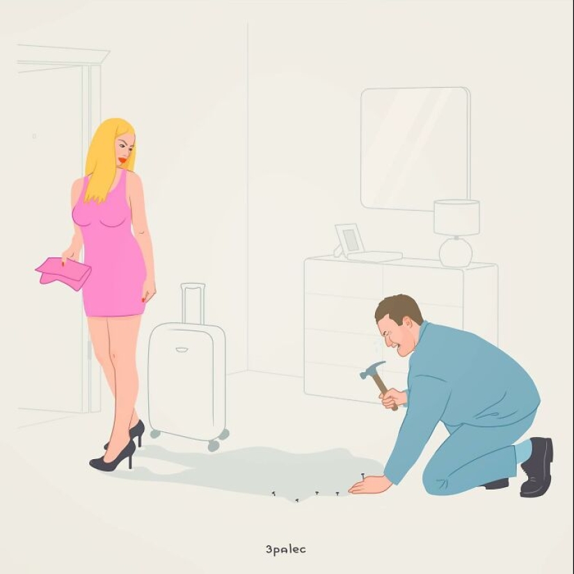 23 Funny Comics With Unexpected Twists And A Dash Of Dark Humor Made By This Artist