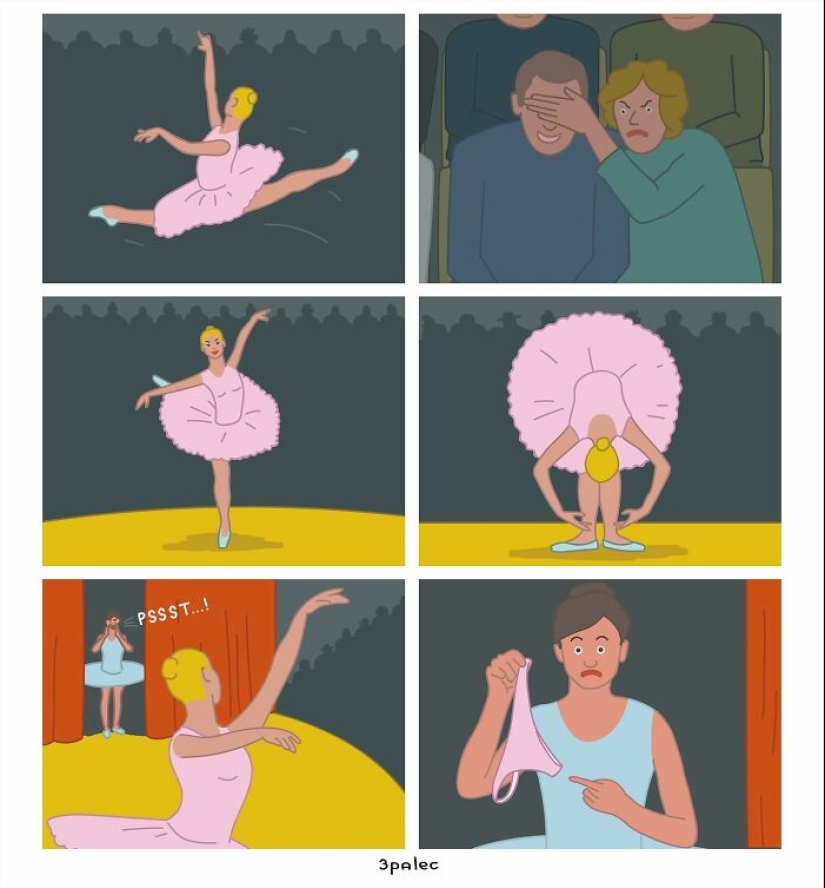 23 historietas divertidas con giros inesperados y una pizca de humor negro hechas por este artista