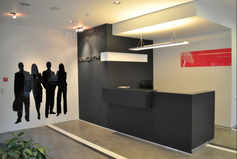 25 recepciones de oficina inusuales